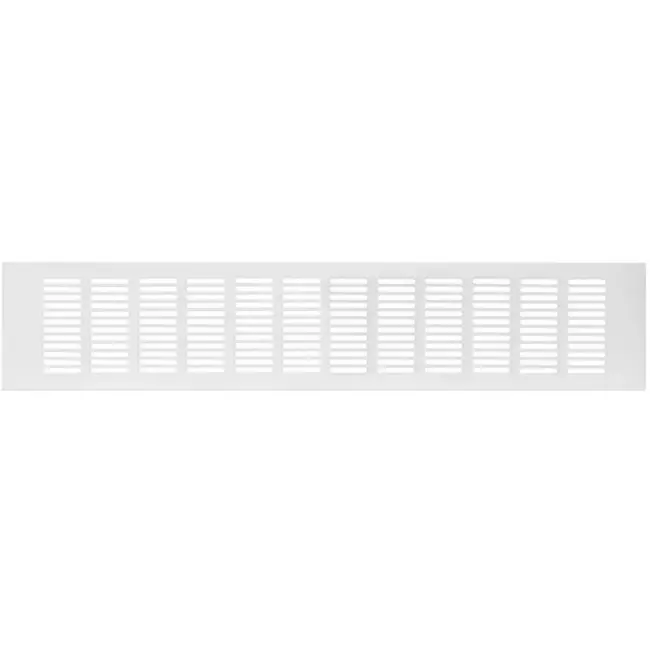 Listwa przypodłogowa aluminiowa - biała L=500mm x H=100mm -RA1050