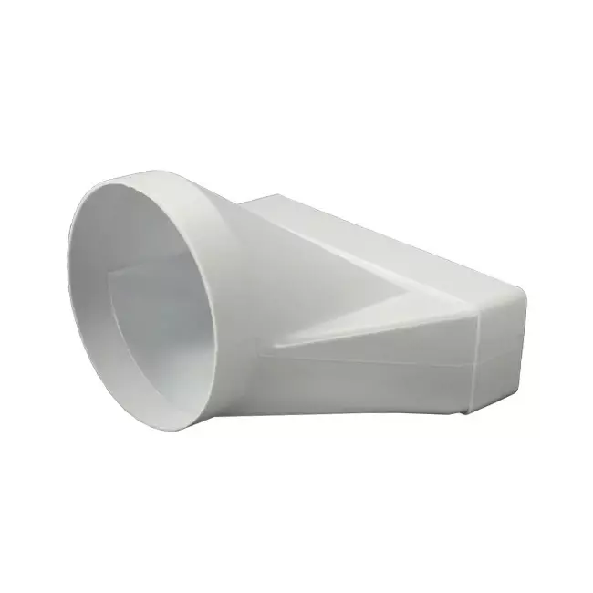 Redukcja prostokątna plastikowa Ø 125 mm - 220 x 55 mm - KSD25-125
