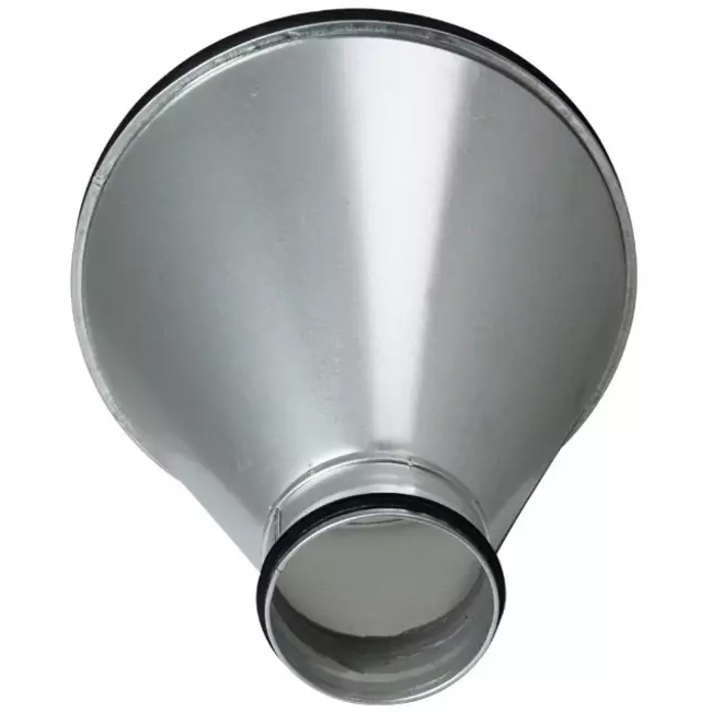 Redukcja od Ø 315 mm do Ø 250 mm do przewodu spiralnego