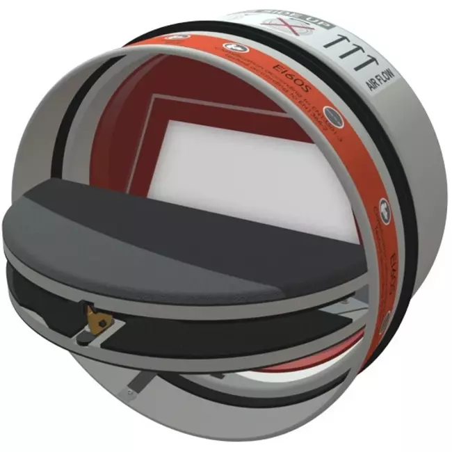 Brandklep rond 160 rook- en brandwerend (vlinderklep) SC60-COSMO-160