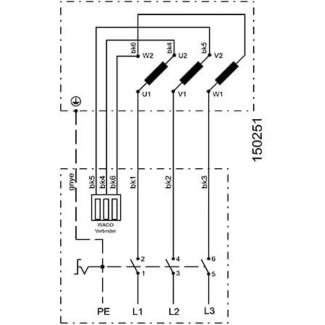 Wylot spalin z wentylatora dachowego poziomy - DHN 355 D4 F4 30