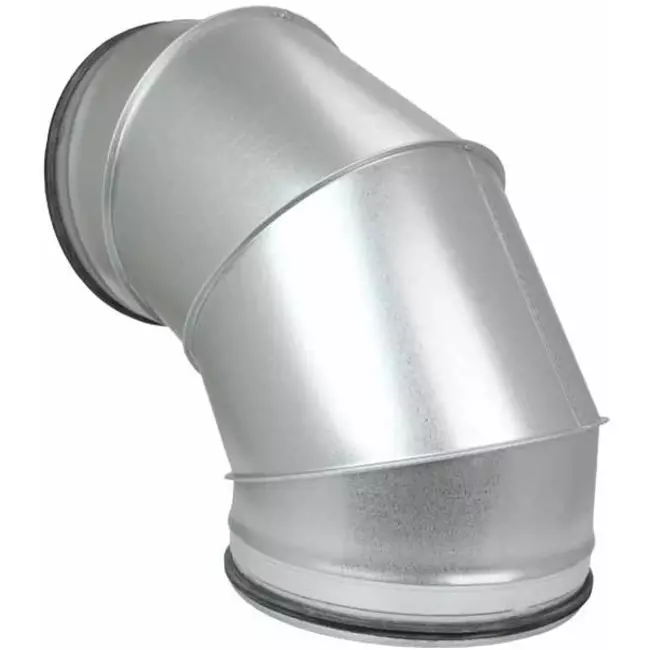 Kolano spiralne okrągłe 90° Ø 250 mm do przewodu spiralnego