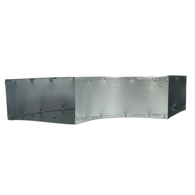 Kolanko 90 stopni 220x80 mm poziome do przewodów