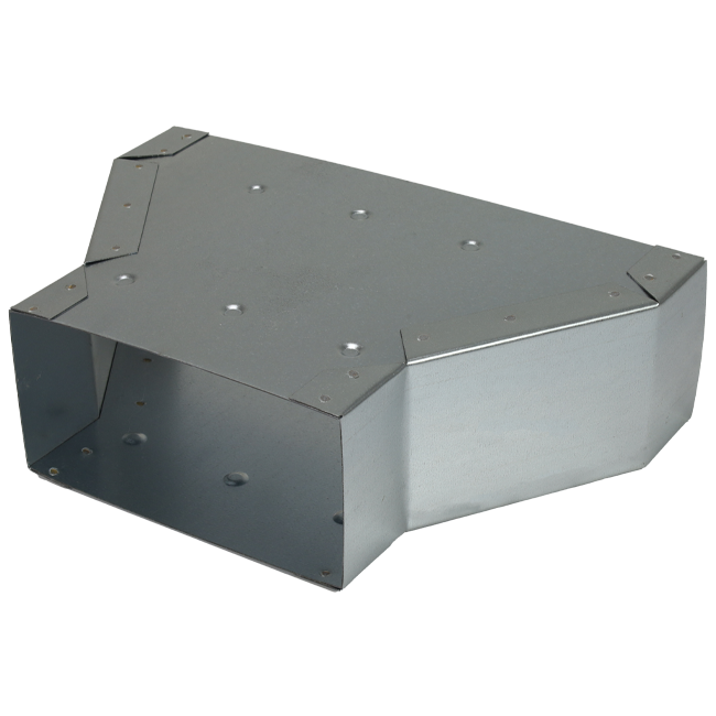 Redukcja 300 x 80 mm na 220 x 80 mm do galwanizowanego kanału prostokątnego