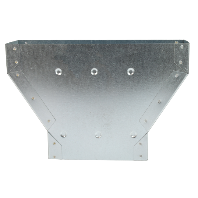 Redukcja 300 x 80 mm na 220 x 80 mm do galwanizowanego kanału prostokątnego