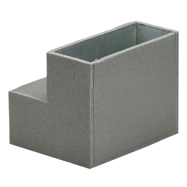 Przegroda Thermoduct 90 stopnie 220x80 mm pionowy