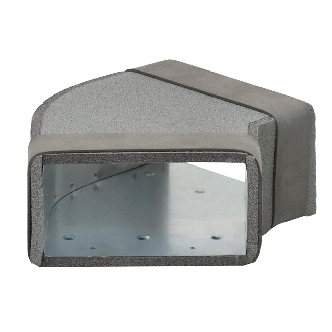 Przegroda Thermoduct 45 stopnie 220x80 mm poziomy