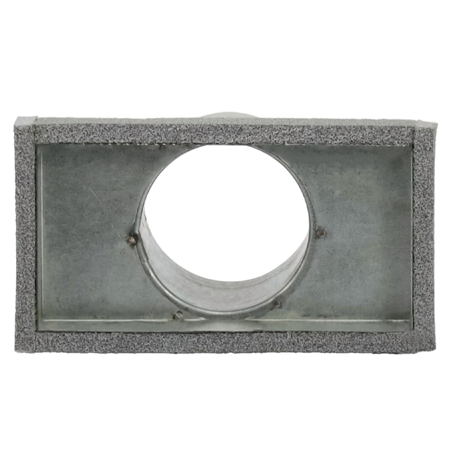 Pokrywa końcowa termoprzewodu 220x80 mm ze średnicą przyłącza 80 mm
