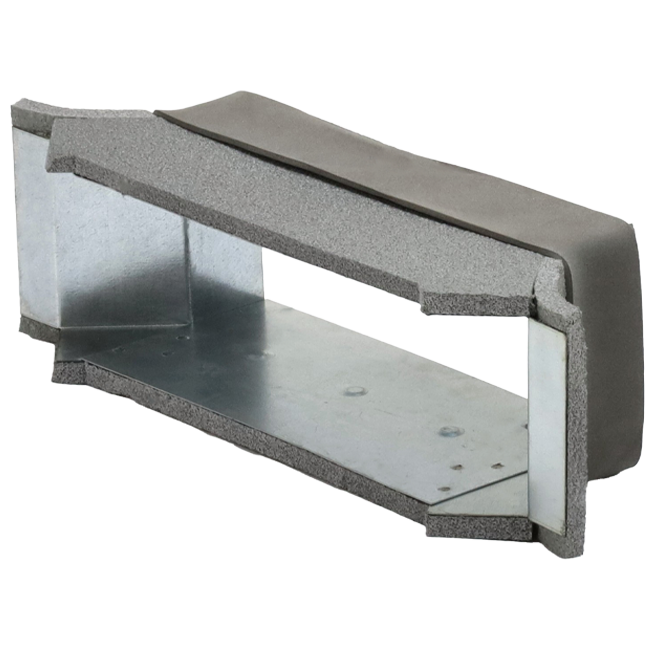 Przyłącze boczne Thermoduct 170 mm x 80 mm dla przewodów