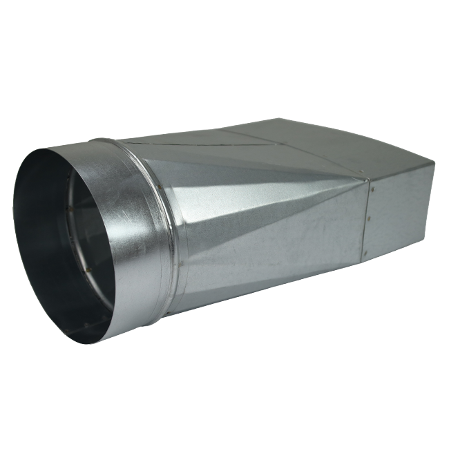 Adapter 220x80 mm do średnicy 150 mm dla kanałów