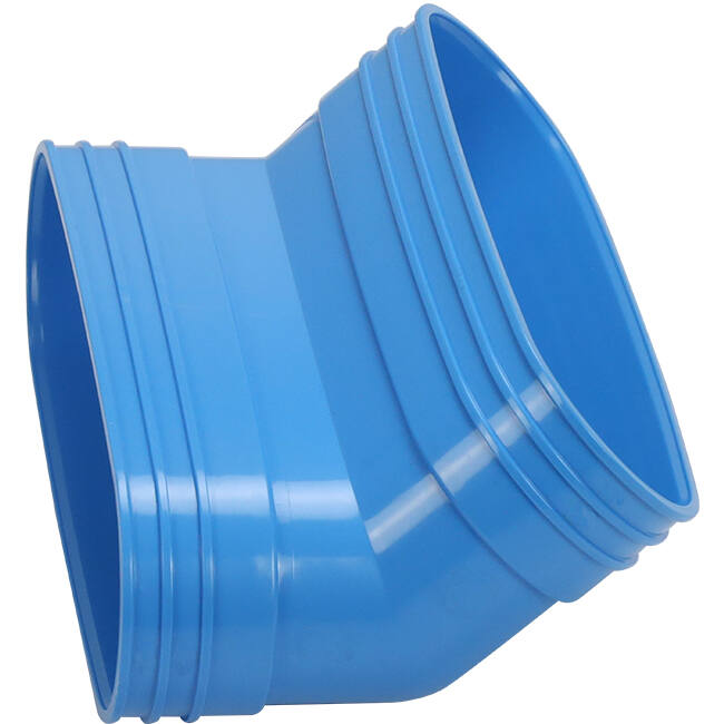 Wavin Ventiza Kolano 45 stopnie PVC owalne 235x80 mm w pionie M/M