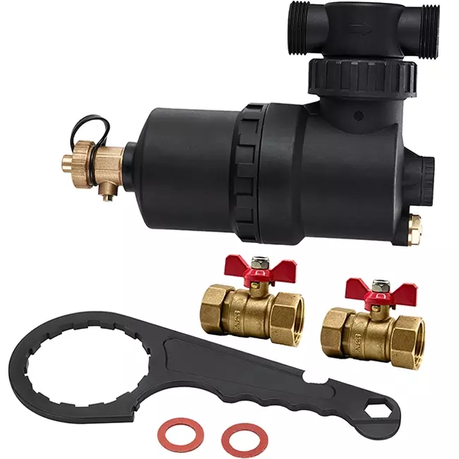Filtr magnetyczny (separator zanieczyszczeń) do pompy ciepła 1''