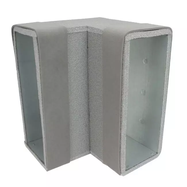 Kolanko Thermoduct 90 stopni 170x80 pionowe do kanałów wentylacyjnych