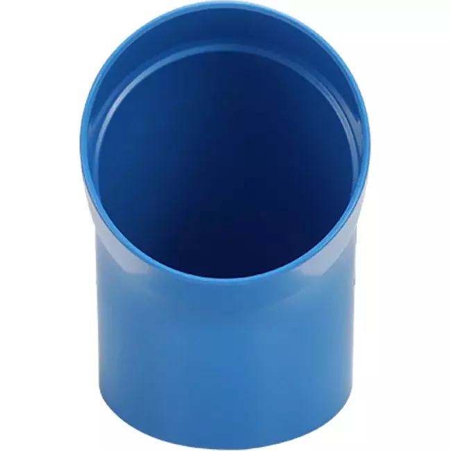 Wavin Ventiza kolano 45 stopnie PVC okrągłe według średnicy 80 mm M/S