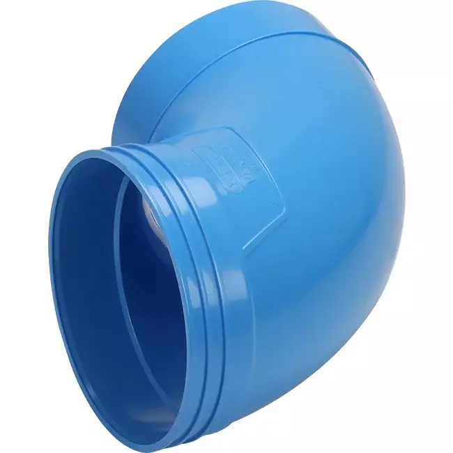 Wavin Ventiza kolano 90 stopnie PVC okrągłe 160 mm M/S