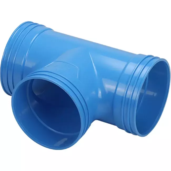 Wavin Ventiza T-stuk 90 stopnie PVC okrągły 160 mm M/M/M