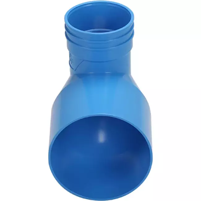 Wavin Ventiza końcówka 90 stopnie PVC okrągła 125x80x50 mm M/M