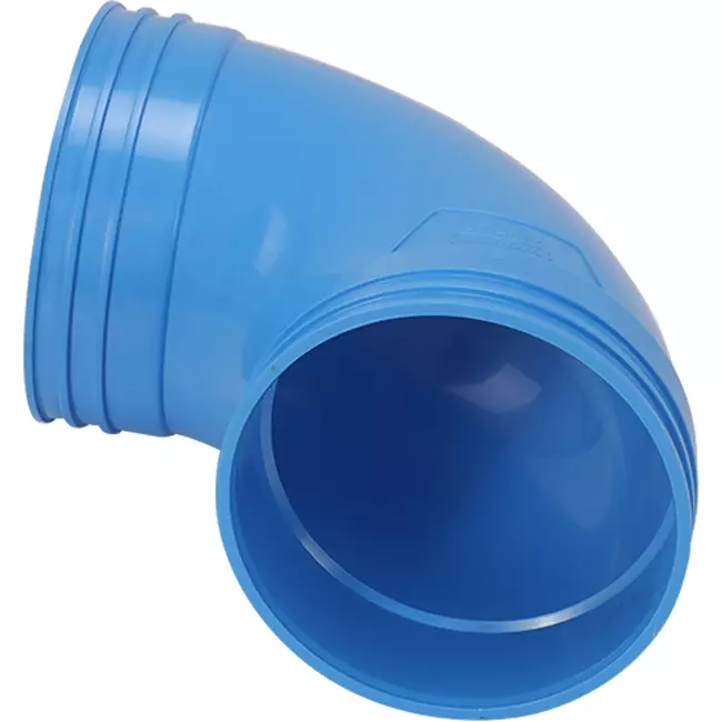 Wavin Ventiza kolano 90 stopnie PVC okrągłe 125 mm M/M