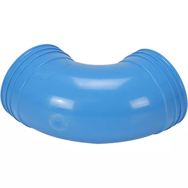 Wavin Ventiza kolano 90 stopnie PVC okrągłe 125 mm M/M
