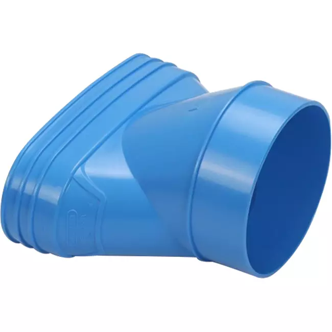 Wavin Ventiza Przejście PVC owalne 195x80 mm do 125 mm ekscentryczne M/S