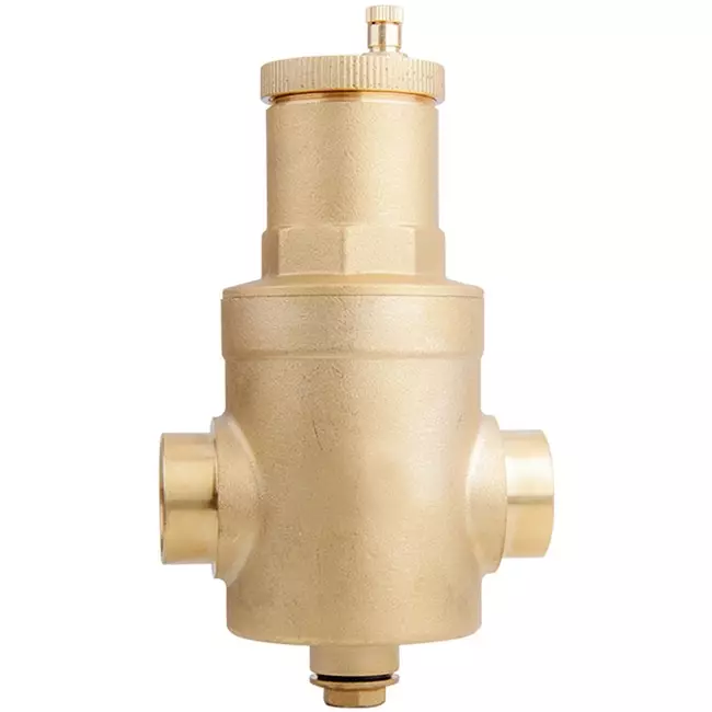 Mosiężny (mikropęcherzykowy) separator powietrza z przyłączem poziomym 1 „F+M