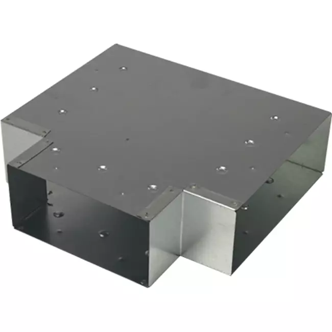 Trójnik (kątowy) 90 stopni 170x80 mm - 170x80 mm do rury spalinowej
