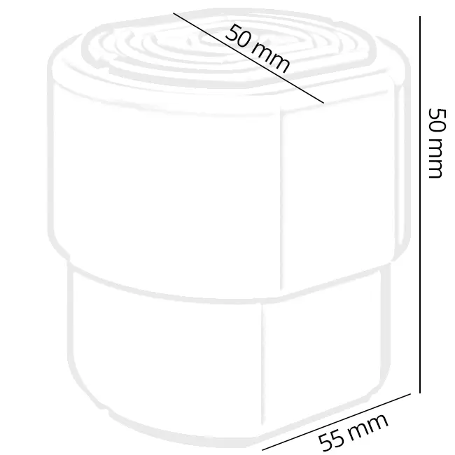 Zestaw wibracyjny ClimaConnect 1.2 niebieski/żółty, ze sprężyną, dla urządzeń do 80 KG