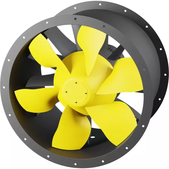 Osiowy 710 mm kanałowy wentylator spalin F400 - AL 710 D4 F4 01 CFG