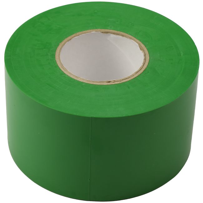 Taśma PVC zielona o szerokości 50 mm - rolka 33 m