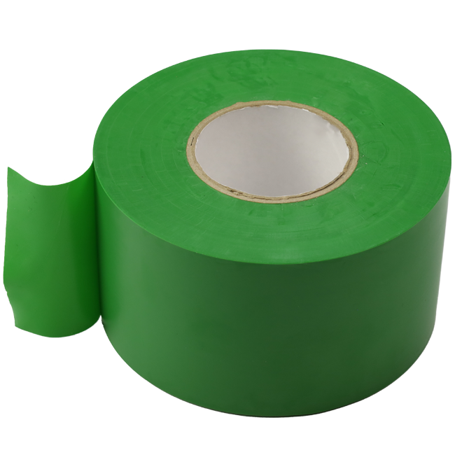Taśma PVC zielona o szerokości 50 mm - rolka 33 m