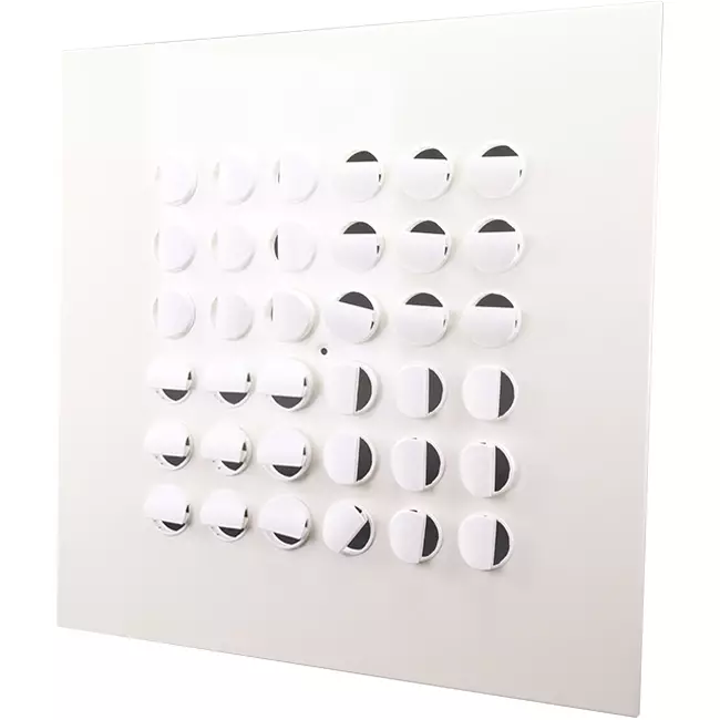 Wielodyszowy nawiewnik sufitowy 596x596 mm - MN36 RAL9016