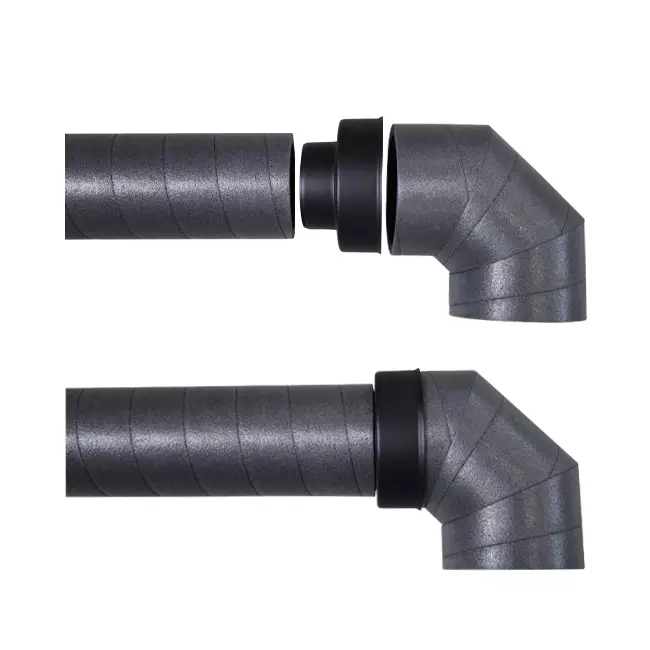 Ubbink Aerfoam zagięcie 45 stopni 180 mm