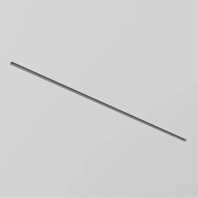 Bezramkowy nawiewnik szczelinowy Ergovent 1000 mm o średnicy przyłącza 90 mm - profil