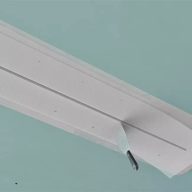 Bezramkowy nawiewnik szczelinowy Ergovent 600 mm z przyłączem o średnicy 75 mm - profil