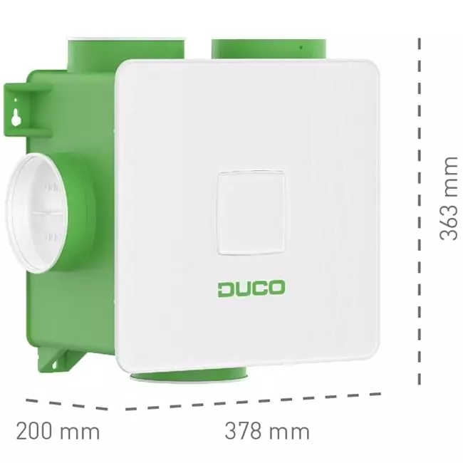 DucoBox Reno 325 m³/h - wtyczka perilex