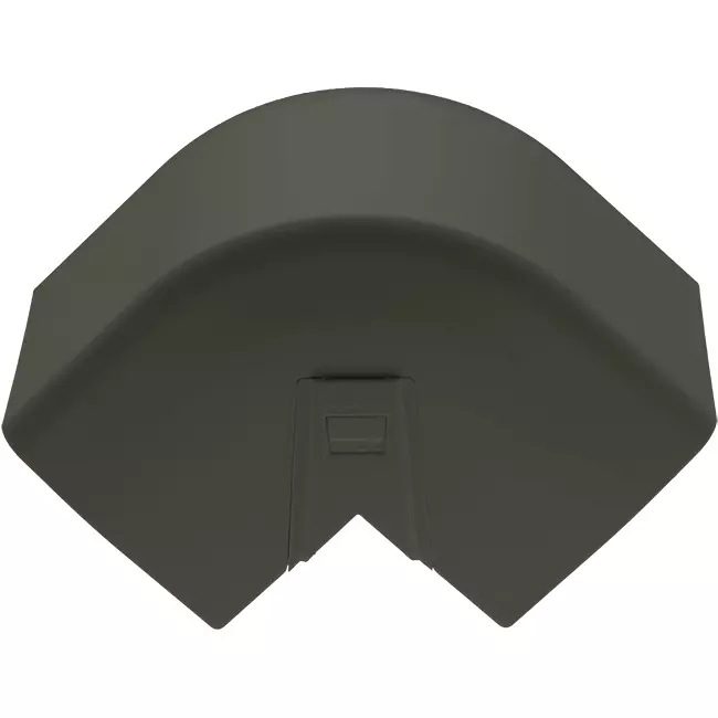 Optimalduct Climclick Zewnętrzne kolanko kątowe 80x60 mm RAL 7016 Antracyt