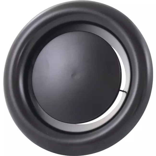 Wentylacyjny zawór wylotowy 160 mm metalowy - E-DVS160 RAL9005 30% błyszczący