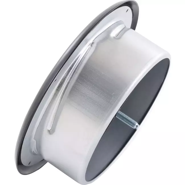 Wentylacyjny zawór wylotowy 160 mm metalowy - E-DVS160 RAL9005 30% błyszczący