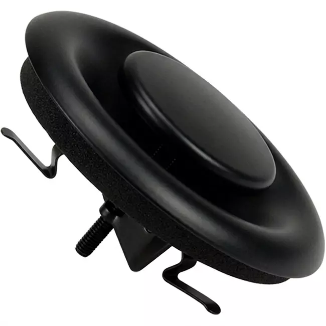 Wentylacyjny zawór wydechowy metalowy 125 mm z zaciskami sprężynowymi - DVS-C125 - RAL 9005 30% połysk