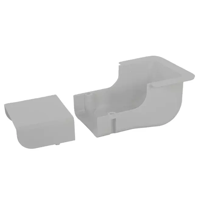 Zaślepka ścienna ClimaConnect do kanału montażowego 100 mm - RAL 9010