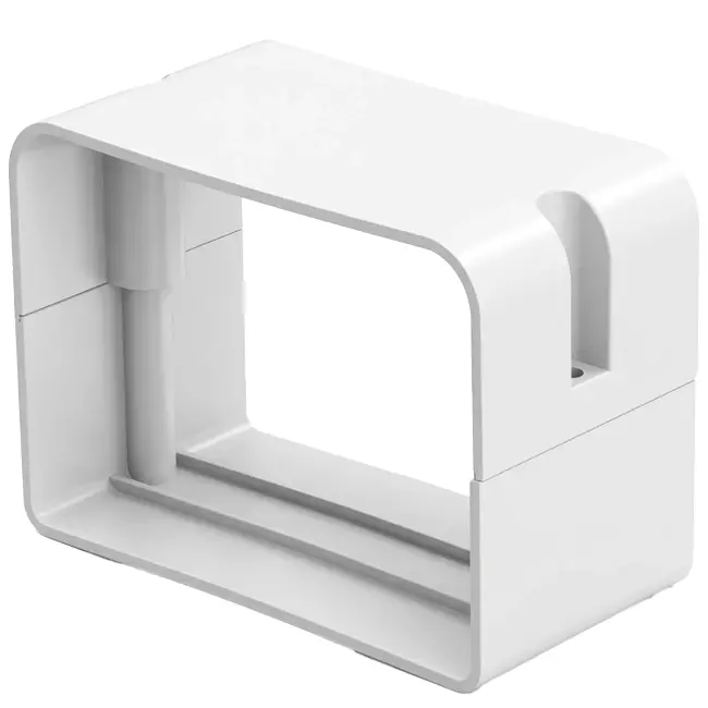 Łącznik ClimaConnect do kanału montażowego 100 mm - RAL 9010