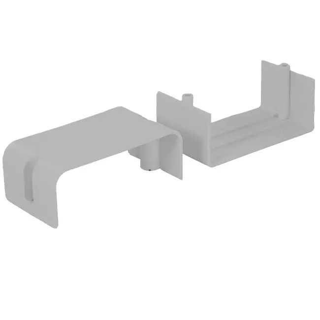 Łącznik ClimaConnect do kanału montażowego 100 mm - RAL 9010