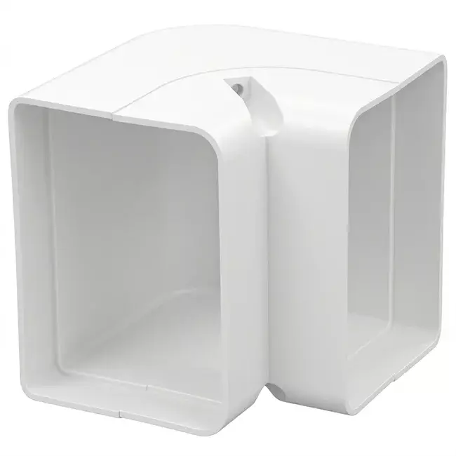 Kolanko wewnętrzne ClimaConnect do kanału montażowego 100 mm - RAL 9010