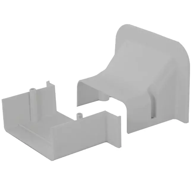 Rozeta ścienna ClimaConnect do kanału montażowego 100 mm - RAL 9010