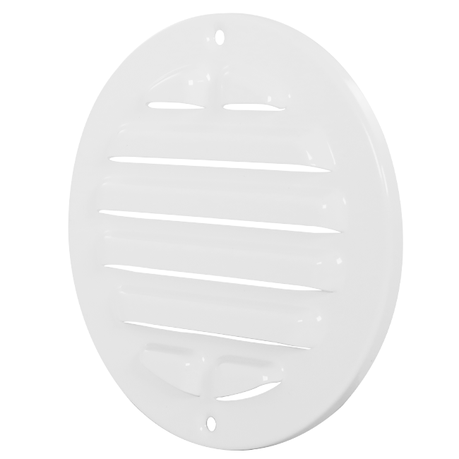 Kratka zewnętrzna okrągła 200 mm aluminiowa - RAL9016