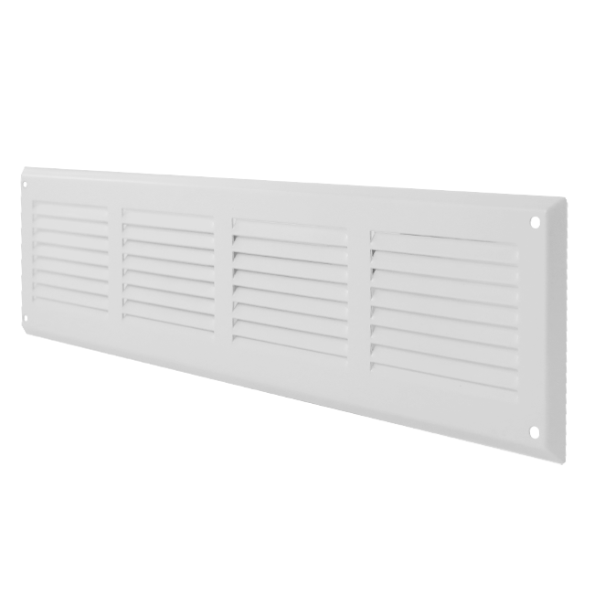 Kratka ścienna 300x100mm aluminium - RAL9016
