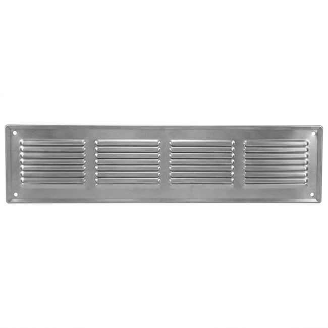 Siatka ścienna 500x100mm aluminium - niepowlekana