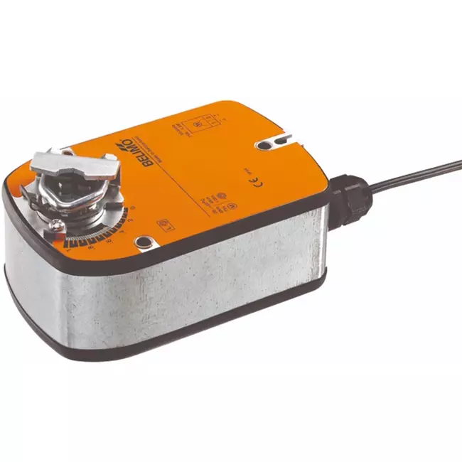 Siłownik zaworu modulowanego Belimo ze sprężyną powrotną 24 V - 2-10 V - MP-Bus - 4 Nm - LF24-SR