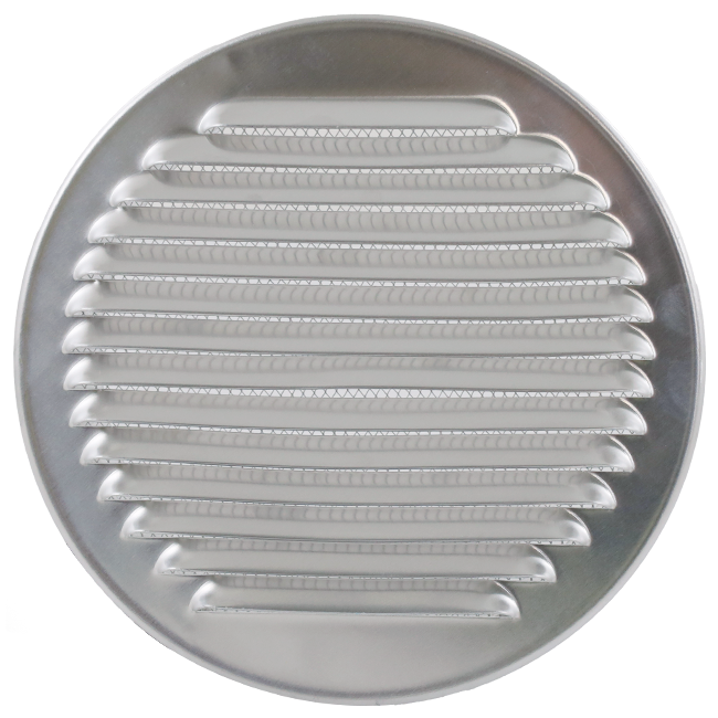 Kratka wentylacyjna okrągła 80 mm aluminium - EL-A-R80 ALU