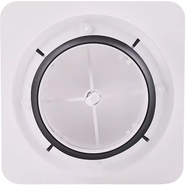 Zawór ClimaConnect Design kwadratowy Ø 125 mm – biały